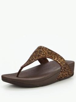 Fitflop Glitterball&Trade; Toe-Post Sandal - Bronze